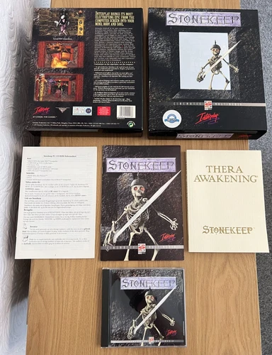 Boxed Interplay Stonekeep PC CD-ROM Game (With Book) -👽👾Retro Gift Idea👾👽