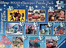 Ravensburger Disney Pixar Bumper Puzzle Pack - Includes 10 Jigsaw ...