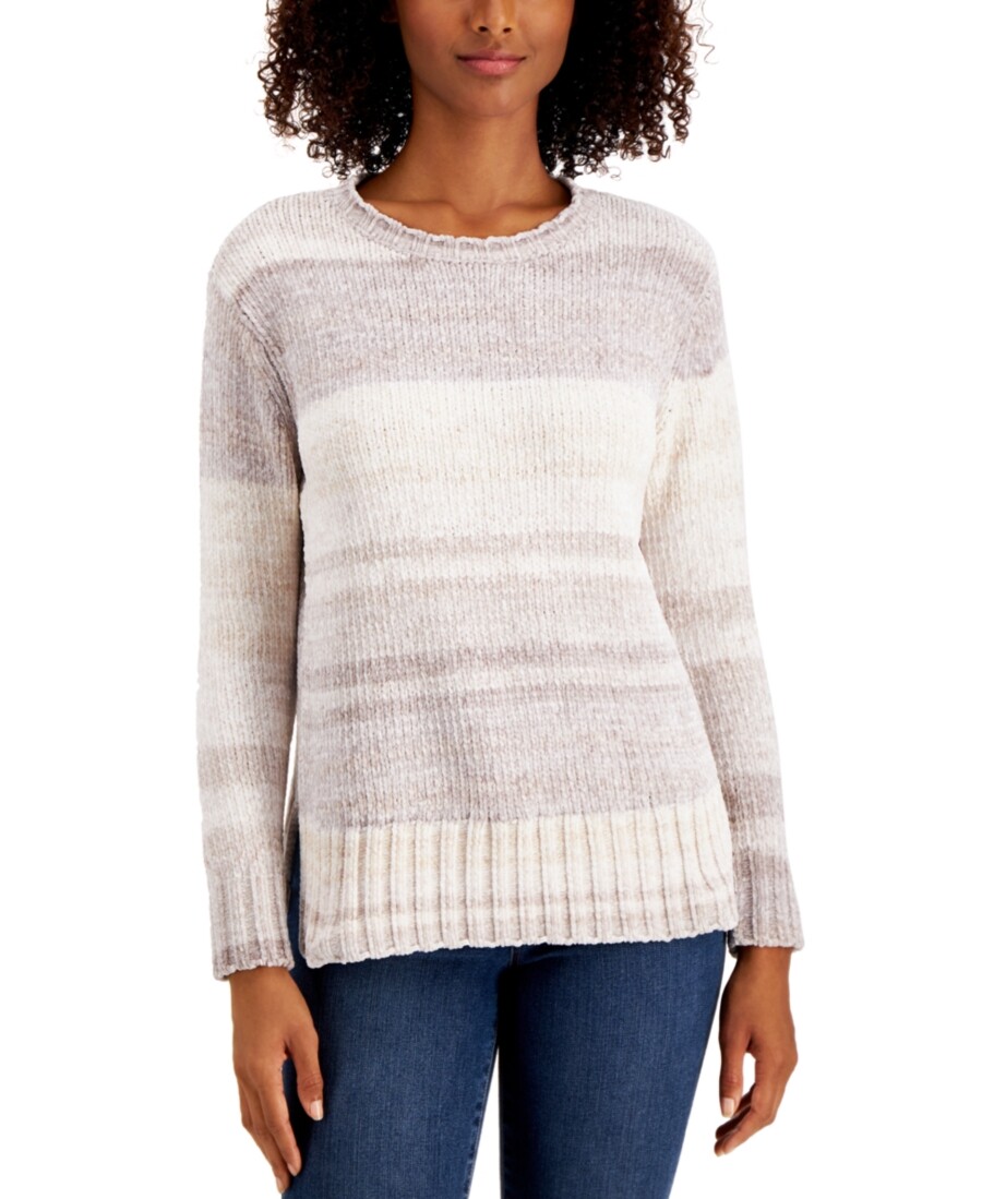 Style \u0026 Co. Women's Striped Chenille 