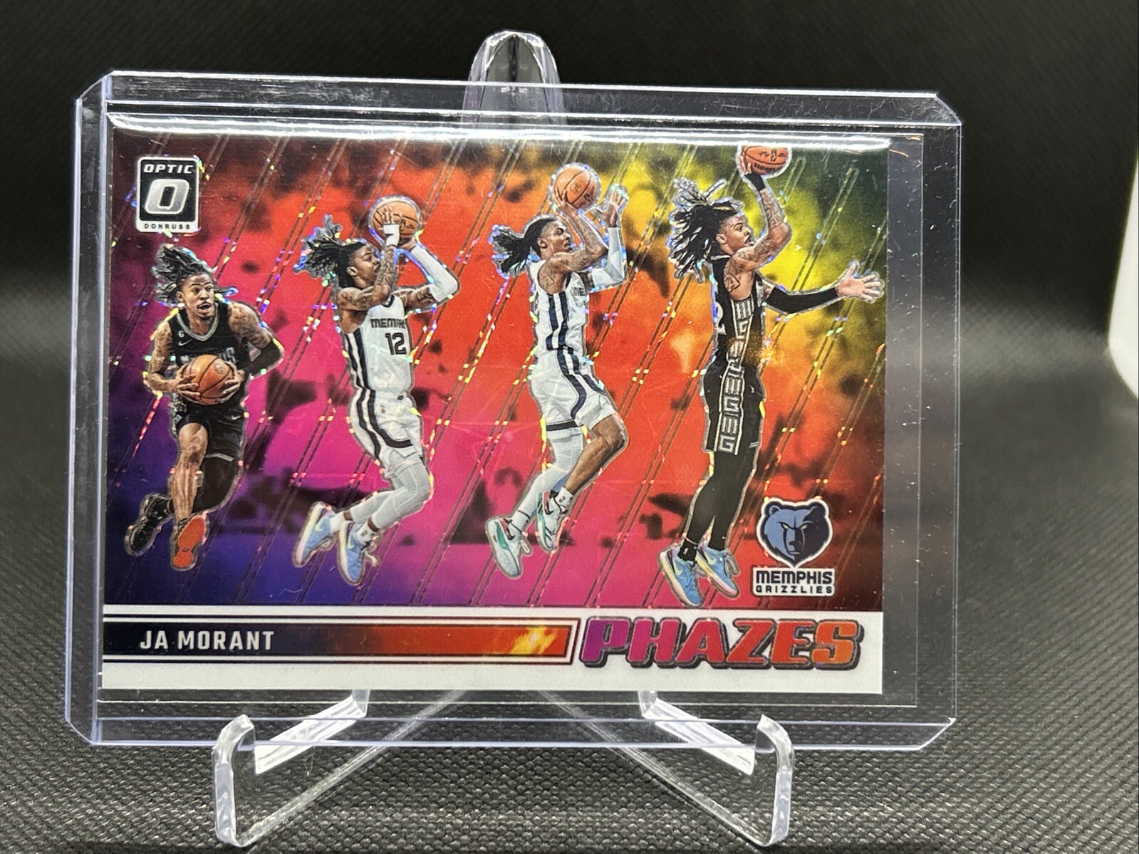 🔥 2023-24 Donruss Optic Ja Morant Phazes CASE HIT SP Memphis Grizzlies 🔥