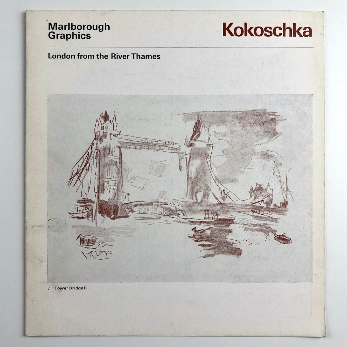 Oskar Kokoschka、Flowers、希少な額装用画集より、新品額装付