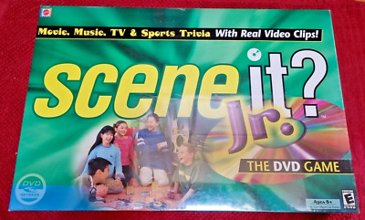 Vintage Brand New Factory Sealed Scene it? Jr.   Board/DVD HD 2004 Version