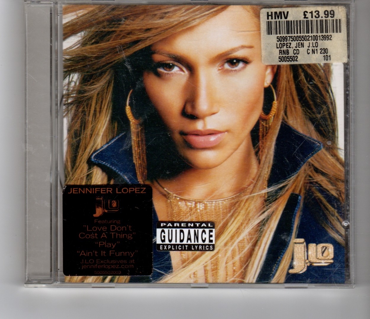 (HO964) Jennifer Lopez, J.Lo - 2001 CD
