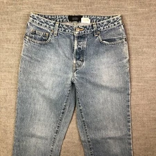 Vintage BKLE Jeans Mens 28x31 Blue Canada Made 90s Bootcut Button Fly Tag 29x32