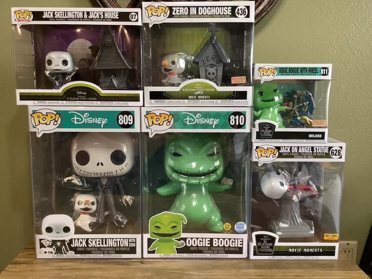 angre grill lån Funko Pop! Nightmare Before Christmas Set (Jack Skellington, Oogie Boogie,  Zero) | eBay