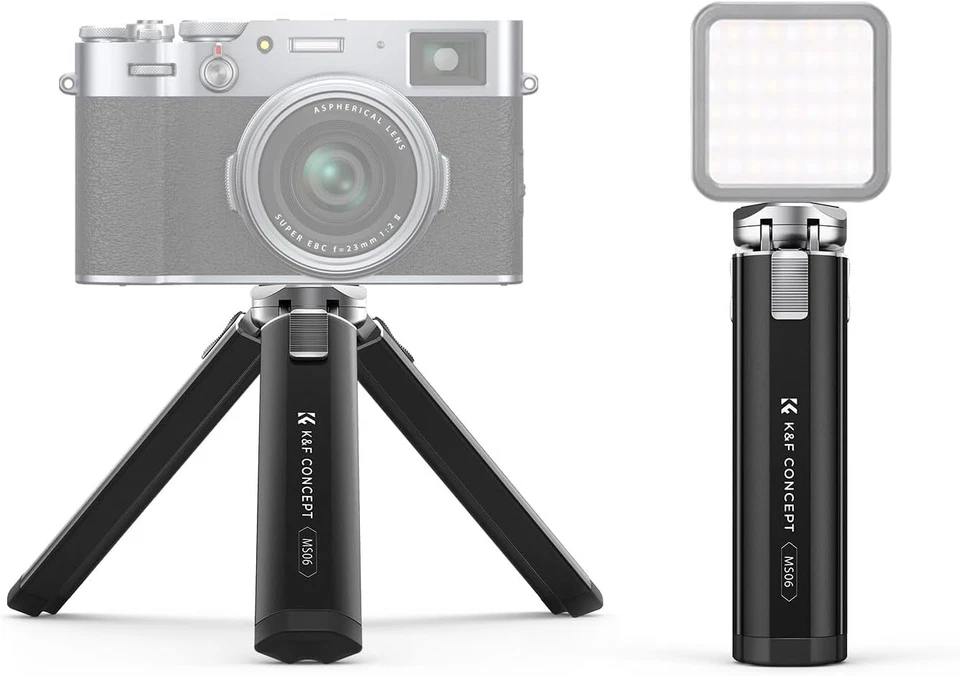 K&F Concept MS06 Tripod Mini Kamera Stativ Tischstativ für GoPro Smartphone DSLR - Bild 2 von 4