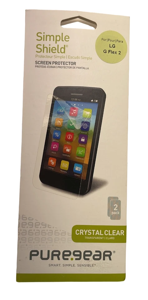 PureGear Simple Shield Screen Protector for LG G Flex 2, Crystal Clear - Image 2 of 4