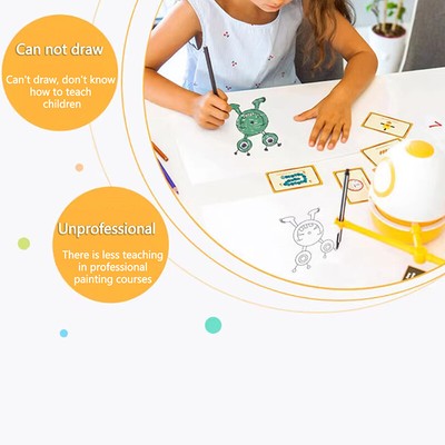 Drawing Robot For Kids Voice Interactive Drawing Projector Machine Smart Toy DE
