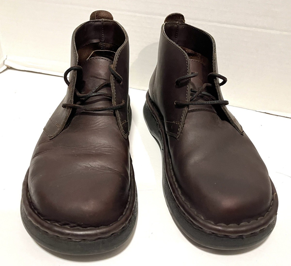 POLO Ralph Lauren Brown Leather Ankle Chukka Boots Size 10 D 