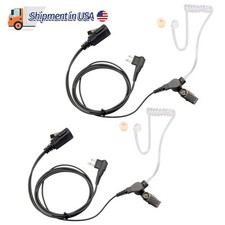 Earpiece Headset w/PTT Mic For Motorola CP040 CP140 CP185 CP200 CP200d CLS Radio