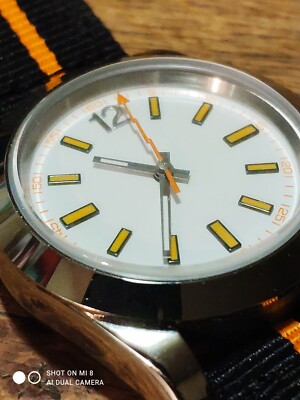 Parnis Sterile Herrenuhr Automatik 38mm Leuchtzeiger 40 Stunden Gangreserve