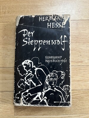 Der Steppenwolf by Hermann Hesse 1961 Suhrkamp Verlag HC w/ DJ Vintage Copy