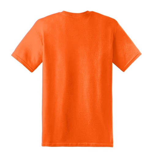 Hi Vis Gildan Short Sleeve High Visibility Safety Shirts Orange & Green Pack 10 - Picture 5 of 10