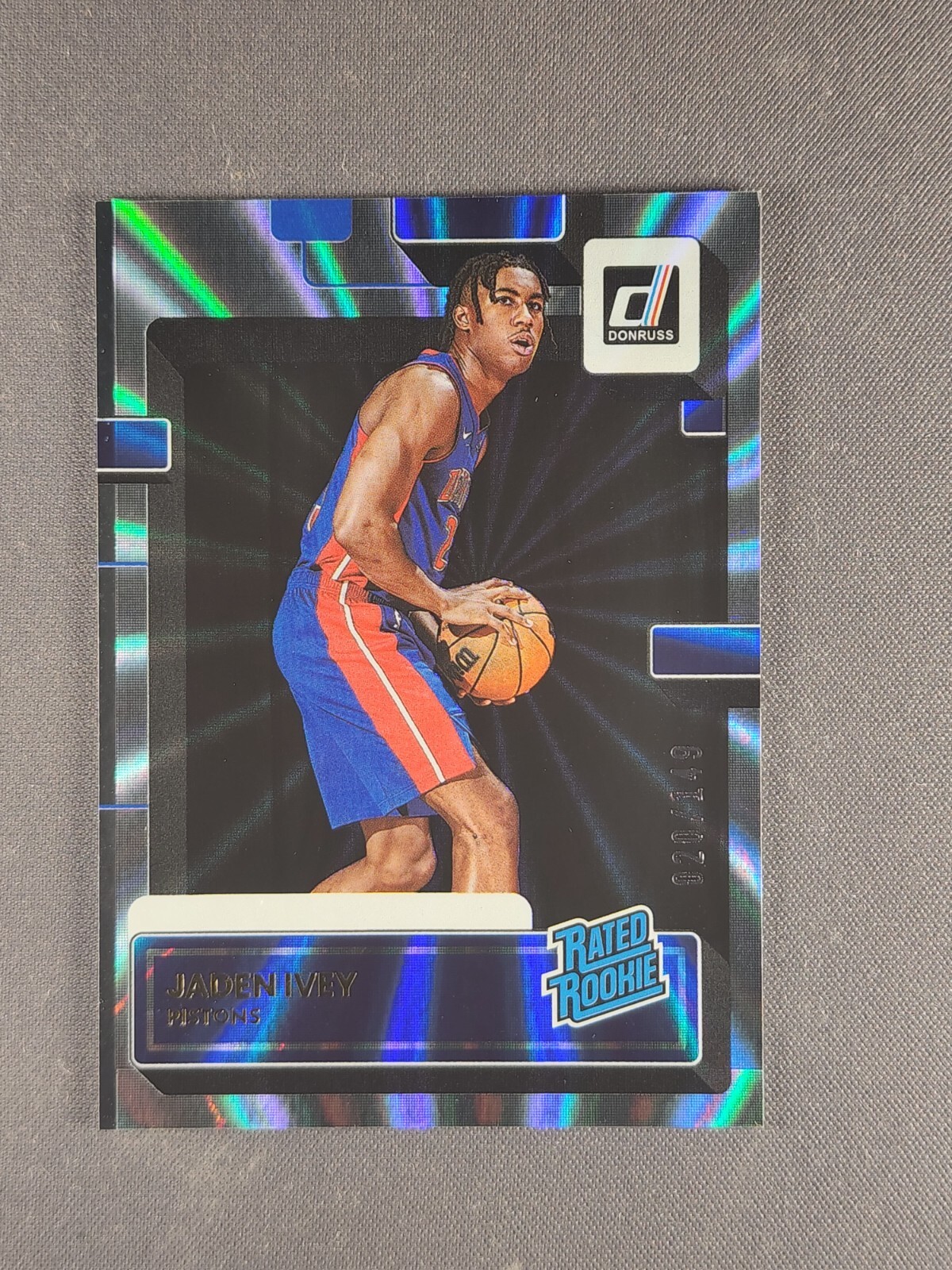 2022-23 Panini Donruss #205 Jaden Ivey /149 Holo Laser Rated Rookie Card RC