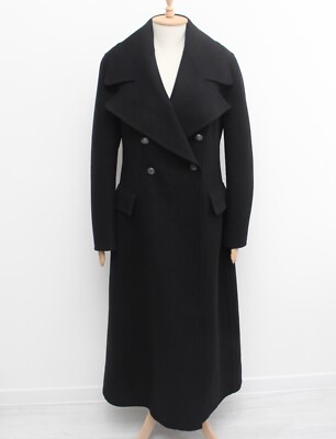 Women's BURBERRY PRORSUM Wool Double Breasted Coat Overcoat Long