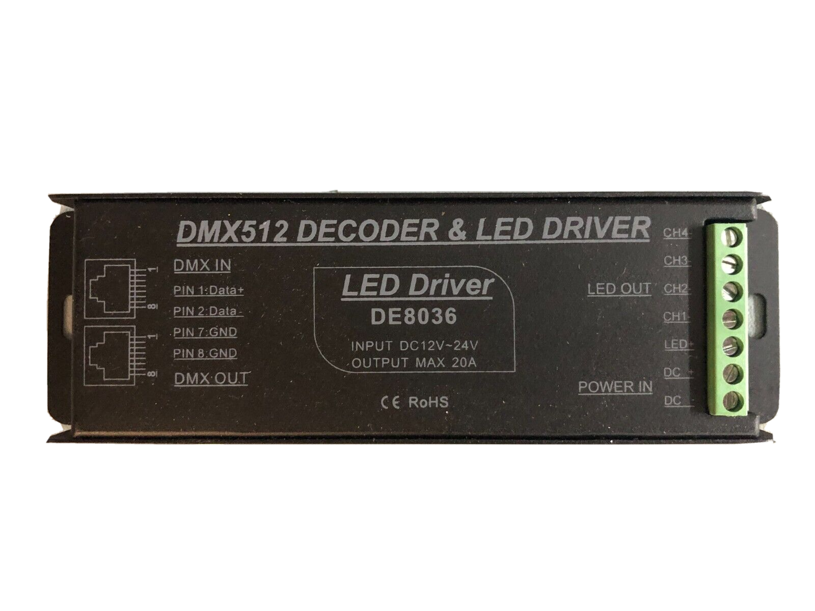 DMX512 Decoder & LED Driver DE8036 | eBay