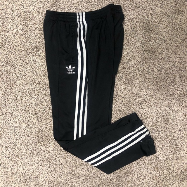ADIDAS Black Track Swishy Pants Women's Size Medium eBay
