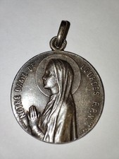 Lourdes Sacred Heart Religious Medal – Penin Lyon France Catholic