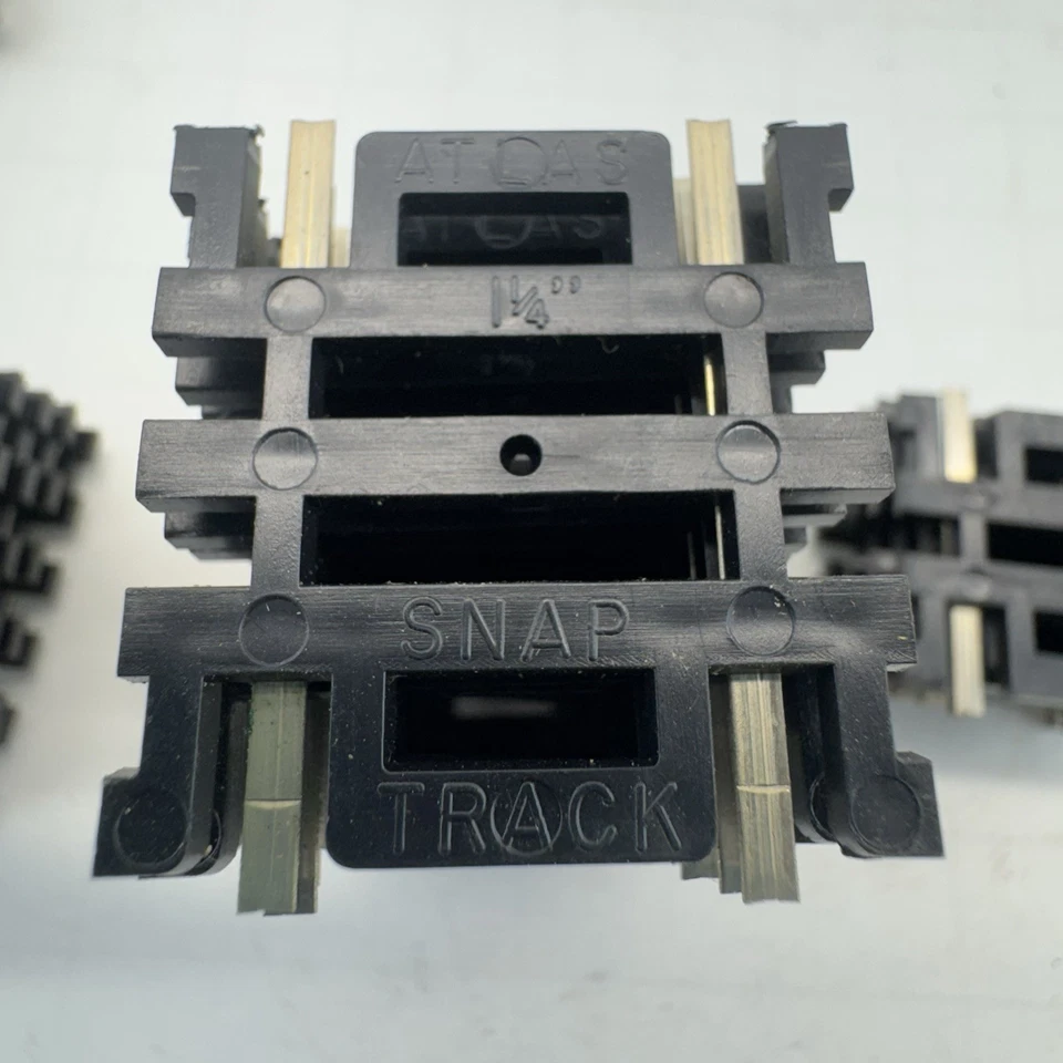 Lote De Colección de 83 Atlas Curvo/Recto Níquel Plata Snap Track Escala HO Foto 4 de 4