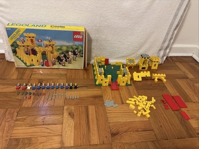 Classic Yellow Lego Castle System #6075 Vintage Set INComplete With Box