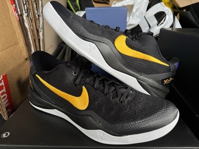 Men's Size 12.5 Nike Kobe 8 Protro Lakers Away University Gold