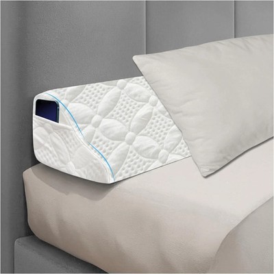 Bed Wedge Pillow Headboard Ultra Soft Wedge Gap for King Size Bed Memory Foam...