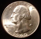 1940-P Washington Quarter — photo from another recent sale