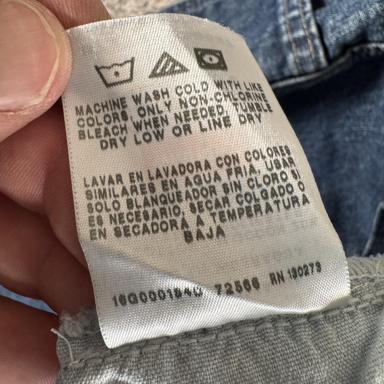 Wrangler Jeans Mens 41x29.5 Blue Carpenter Hammer Loop Workwear Denim 94LSWDV