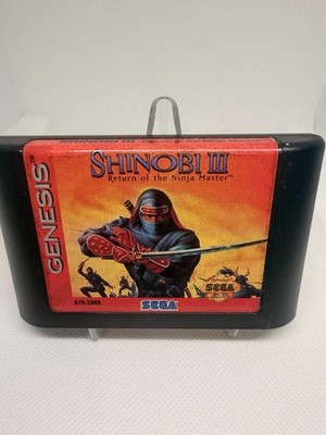 Shinobi III Return of the Ninja Master Sega Genesis Tested Working Authentic
