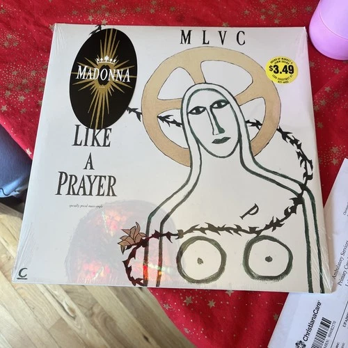 MADONNA SEALED LIKE A PRAYER 12'' VINYL MAXI US LP RECORD SIRE 1989 Promo Hype
