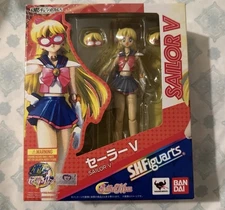 S.H Sailor Moon (SALIOR V) Figure (Action Figure) From Japan New Bandai Rare