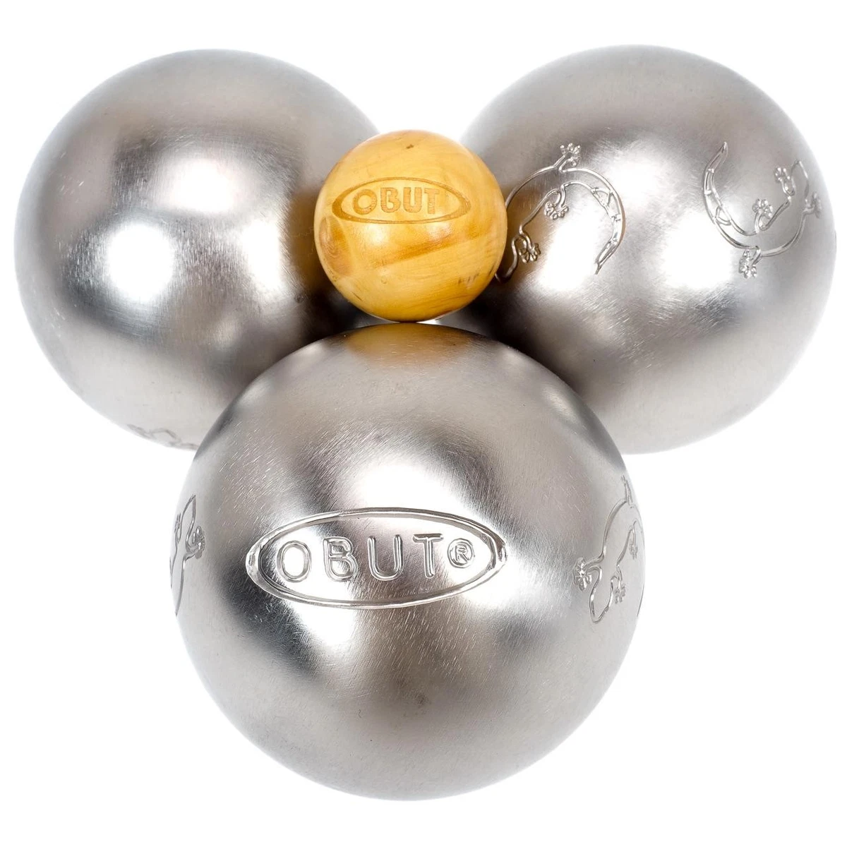 OBUT 3 boules pétanque compétition ATC 720 T3 VINTAGE 7,5 cm diam
