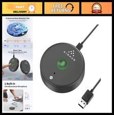 USB Microphone with Mute Button  LED, AI Noise Reduction, Plug  Play Condenser
