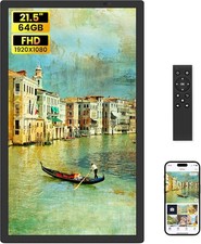 21.5 Inch Large Digital Picture Frame WiFi with Remote Control 3730JY2
