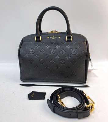Louis Vuitton Speedy25 Monogram Empreinte Black Crossbody Excellent