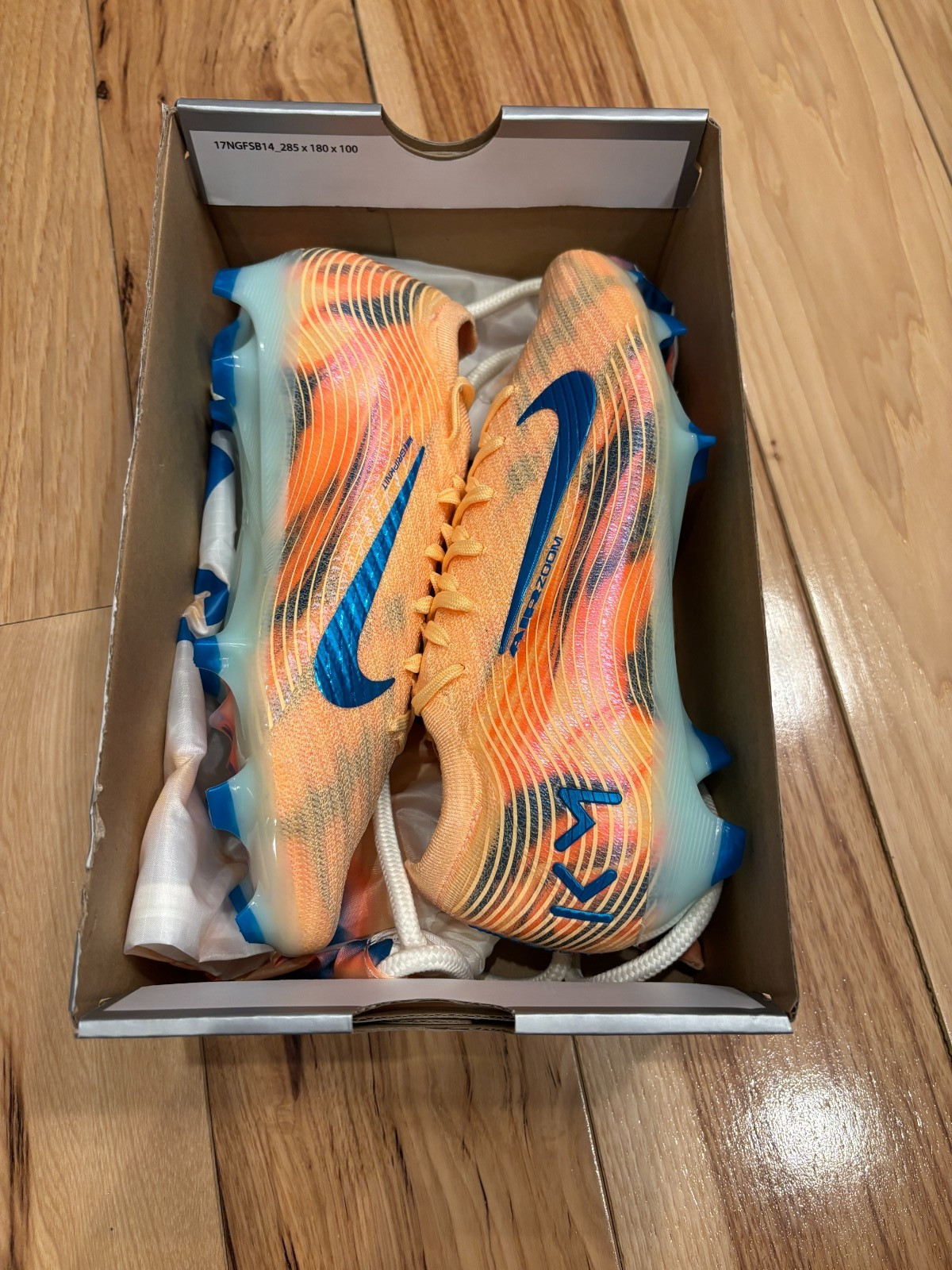 Nike Zoom Vapor 16 Elite KM FG Melon Tint FQ8683 801 Men's Size 6 Women's 7.5 thumbnail 9