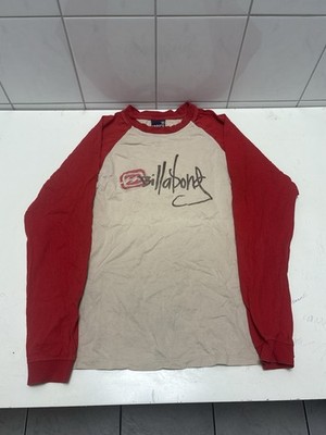 Billabong Vintage 90s Sweatshirt Pullover Herren Gr. M Original Beige/Rot