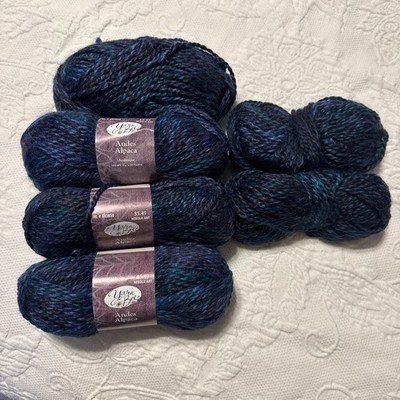 Yarn Bee Andes Alpaca Arabesque- 5 Total Skeins 501 Yds Acrylic Alpaca Blend