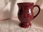 Longaberger  Woven Traditions Paprika Footed Coffee  Mug 16 oz. — photo 1