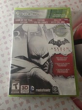 Batman Arkham City Game of the Year Edition Xbox 360 Sealed. Plastic Wrap DAMAGE