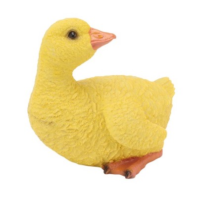 Duck Ornament Resin Weather Resistant Cute Vivid Expression Duck Statues Sculptu