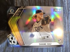 2022 Bowman - Chrome Bowman Scouts Top 100 Shane Baz #BTP-59 (RC)