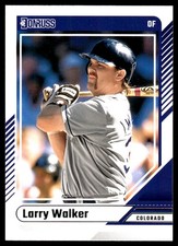 Larry Walker 2024 Donruss #17 Rockies MLB READ FREE SHIPPING AutographDen