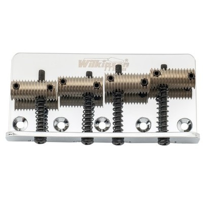 Wilkinson 57mm 4-String Fixed Bridge Threaded Saddles For Precision Jazz Bass