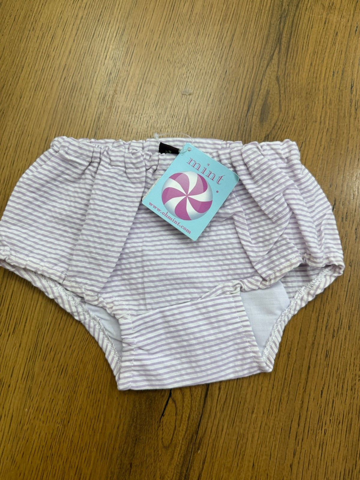 Cover Size 2- Nwt! Purple/white Striped