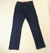 NYDJ Tummy Tuck Marilyn Jeans Sz 14 Stretch Blue Denim Straight High Waist-READ