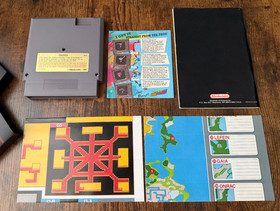 rpg Final Fantasy complete in box seal nintendo nes maps/charts factory nr-MINT