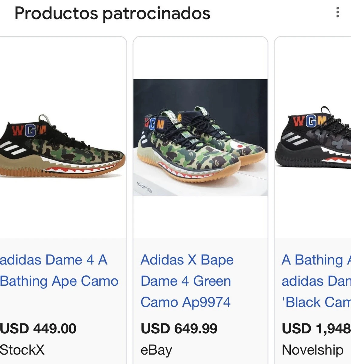 adidas BAPE x Dame 9 Black Green | eBay
