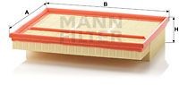 MANN-FILTER C30195/2 Luftfilter FüR MERCEDES-BENZ
