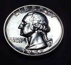 1957-P Washington Quarter Proof ~ 90% Silver